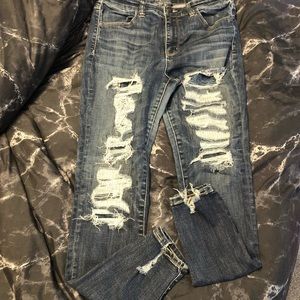 Size 12 ripped AE jeans